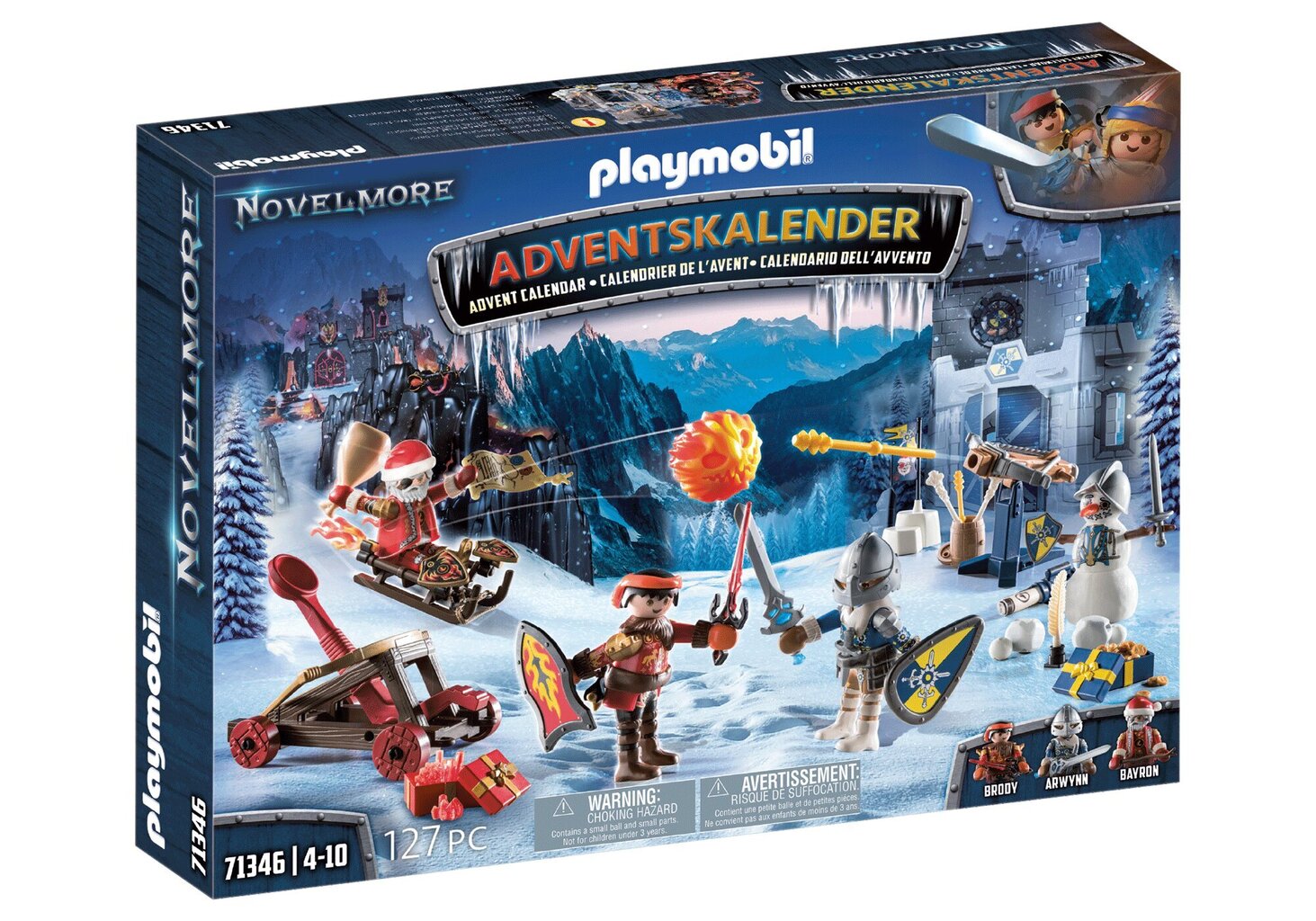 71346 Playmobil® Advendikalender Lumelahing, 127 o. hind ja info | Klotsid ja konstruktorid | kaup24.ee