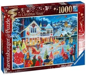 Ravensburgeri mõistatus jõulumaja 1000p 16849 hind ja info | Pusled | kaup24.ee