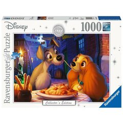 Пазл Ravensburger Lady and Tramp, 1000 д. цена и информация | Пазлы | kaup24.ee