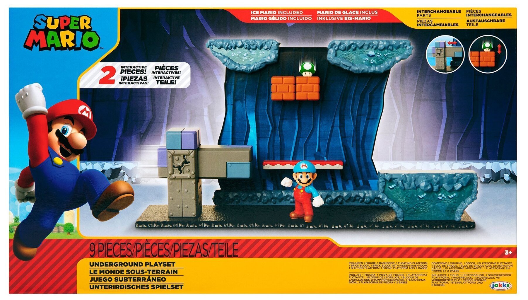 Underground komplekt Super Mario figuuriga hind ja info | Poiste mänguasjad | kaup24.ee