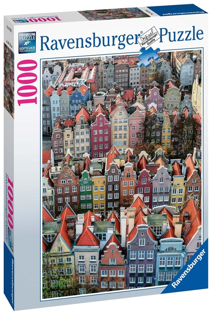 Ravensburgeri mõistatus Gdansk Poola 1000 tpc 16726 цена и информация | Pusled | kaup24.ee