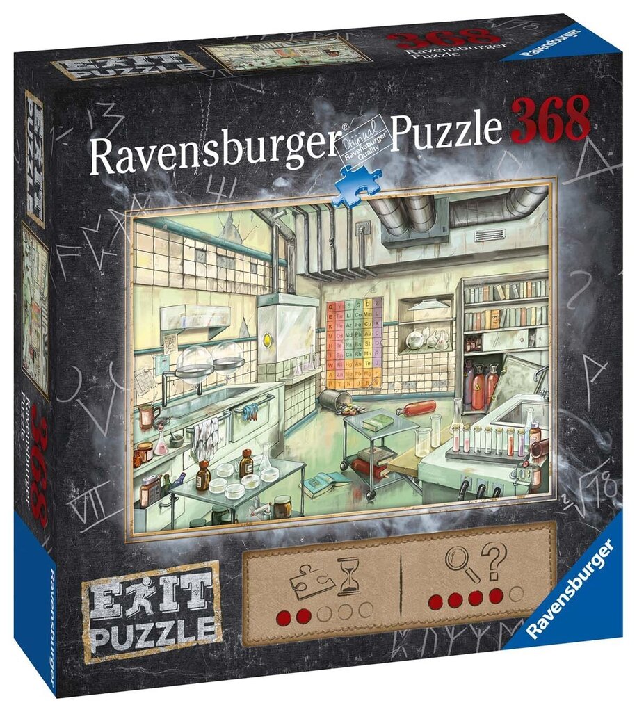 Ravensburgeri mõistatus väljub laborist 368p 16783 цена и информация | Pusled | kaup24.ee