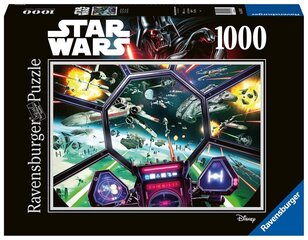 Ravensburgeri mõistatus Tähesõjad: Tie Fighter Cockpit 1000p 16920 hind ja info | Pusled | kaup24.ee