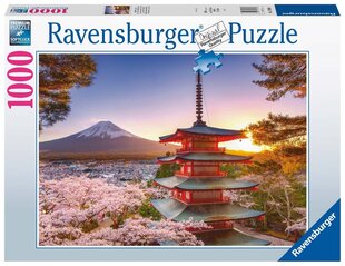 Pusle Ravensburger Fuji Cherry Blossom View, 1000 tk hind ja info | Pusled | kaup24.ee