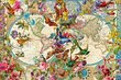 Pusle Ravensburger Flora & Fauna World Map, 3000 tk. цена и информация | Pusled | kaup24.ee