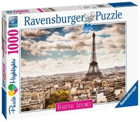 Pusle Ravensburger Pariis, 1000 tk hind ja info | Pusled | kaup24.ee