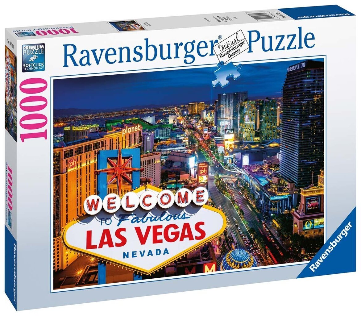 Ravensburgeri mõistatus Las Vegas 1000p 16723 hind ja info | Pusled | kaup24.ee