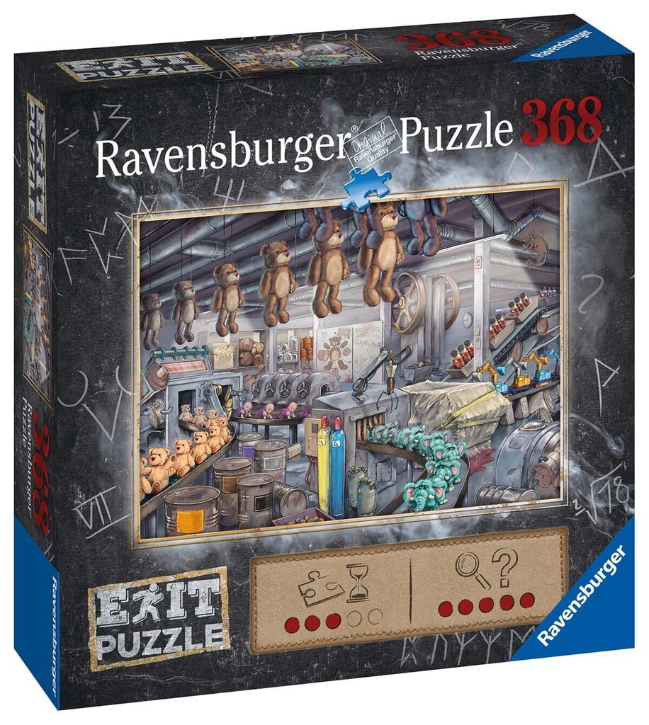 Ravensburger Puzzle EXIT: Mänguasjade tehas, 368p, 16484 цена и информация | Pusled | kaup24.ee