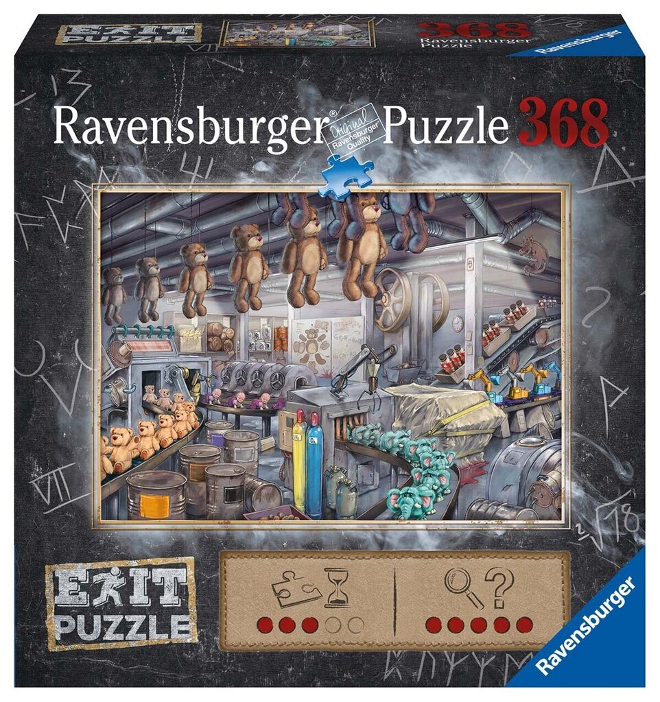 Ravensburger Puzzle EXIT: Mänguasjade tehas, 368p, 16484 цена и информация | Pusled | kaup24.ee