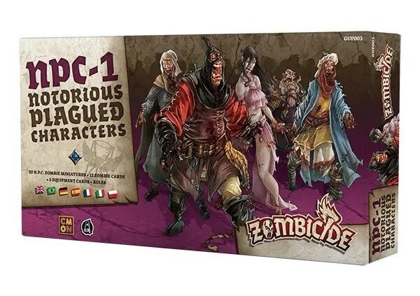 Mäng Portal Games Zombicide: NPC-1 - Notorious Plagued Characters, ENG цена и информация | Lauamängud ja mõistatused | kaup24.ee