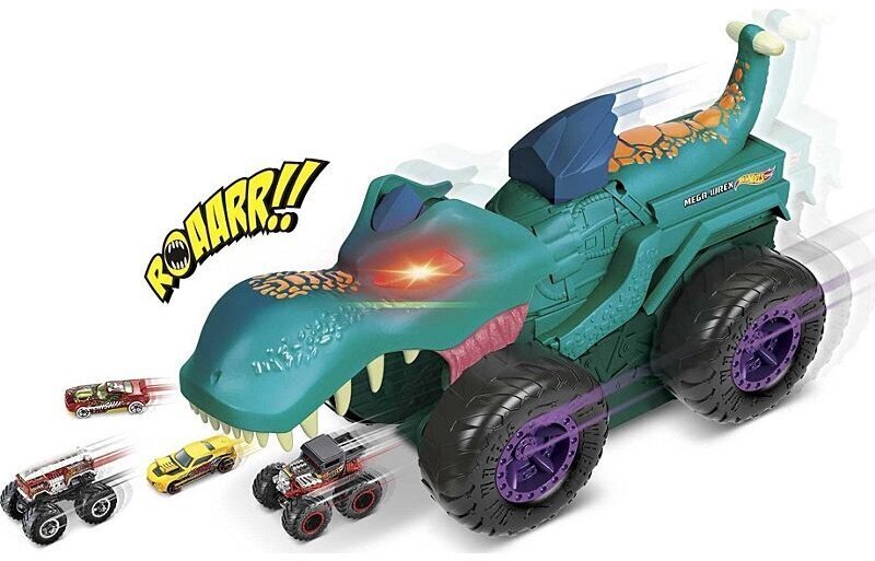 Auto Hot Wheels Monster Truck Car Chompin Mega Wrex hind ja info | Poiste mänguasjad | kaup24.ee