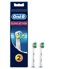 Насадка для электрической щётки Oral-B FlossAction цена и информация | Насадки для электрических зубных щеток | kaup24.ee