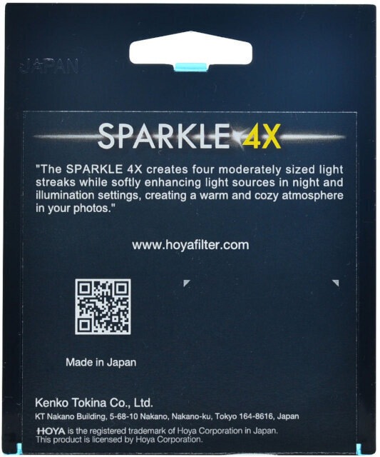 Filter Hoya Sparkle 4x 77mm hind ja info | Filtrid fotoaparaatidele | kaup24.ee