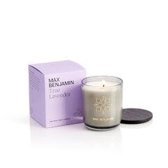 Ароматическая свеча Max Benjamin True Lavender 210 г цена и информация | Подсвечники, свечи | kaup24.ee