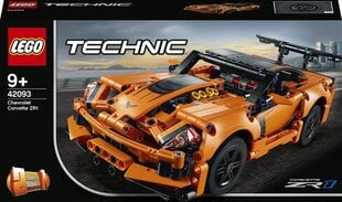 42093 LEGO® Technic Chevrolet Corvette ZR1 цена и информация | Конструкторы и кубики | kaup24.ee