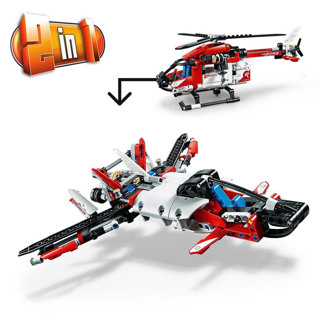 42092 LEGO® Technic PPäästehelikopter цена и информация | Klotsid ja konstruktorid | kaup24.ee