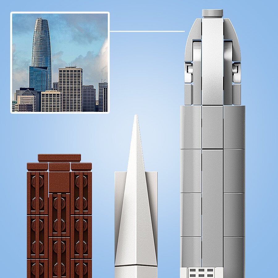 21043 LEGO® Architecture San Francisco hind ja info | Klotsid ja konstruktorid | kaup24.ee