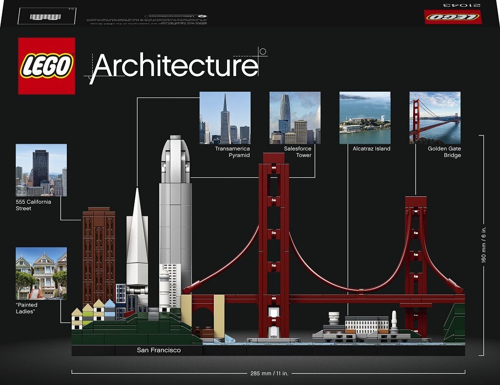 21043 LEGO® Architecture San Francisco цена и информация | Klotsid ja konstruktorid | kaup24.ee