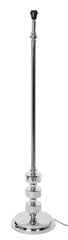 FLOOR LAMP BASE ASTAIRE TOTEM 29X29X132CM NICKEL SILVER hind ja info | Põrandalambid | kaup24.ee