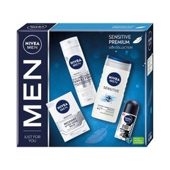 Kosmeetika kinkekomplekt meestele Nivea Set Men Sensitive Premium hind ja info | Raseerimisvahendid | kaup24.ee