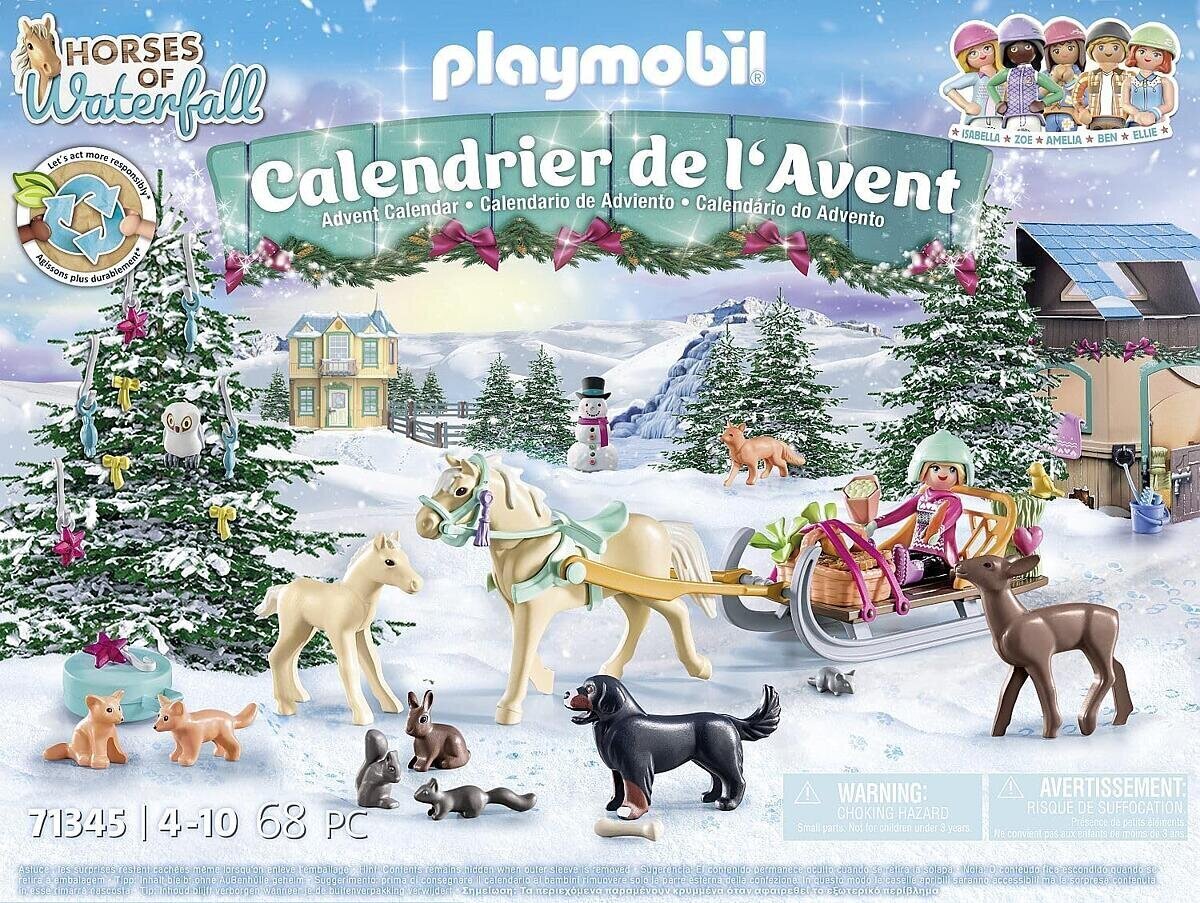 71345 Playmobil® Advendikalender Ratsutamine, 68 o. hind ja info | Klotsid ja konstruktorid | kaup24.ee