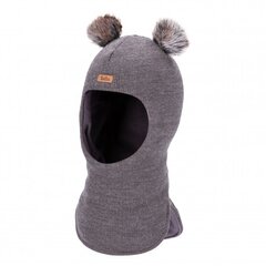 Тонкая шляпа-шлем TuTu, серого цвета цена и информация | Зимняя одежда для детей | kaup24.ee