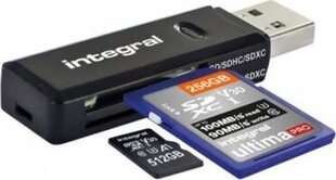 Integral INCRUSB3.0SDMSDV2. цена и информация | Адаптеры и USB-hub | kaup24.ee