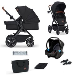 Defektiga toode. Universaalne vanker Kinderkraft Btour 3in1, Black hind ja info | Kinderkraft Outlet | kaup24.ee