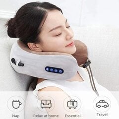 2 в 1 U-образная подушка для массажа шеи, Electronics LV-21 цена и информация | Массажер | kaup24.ee