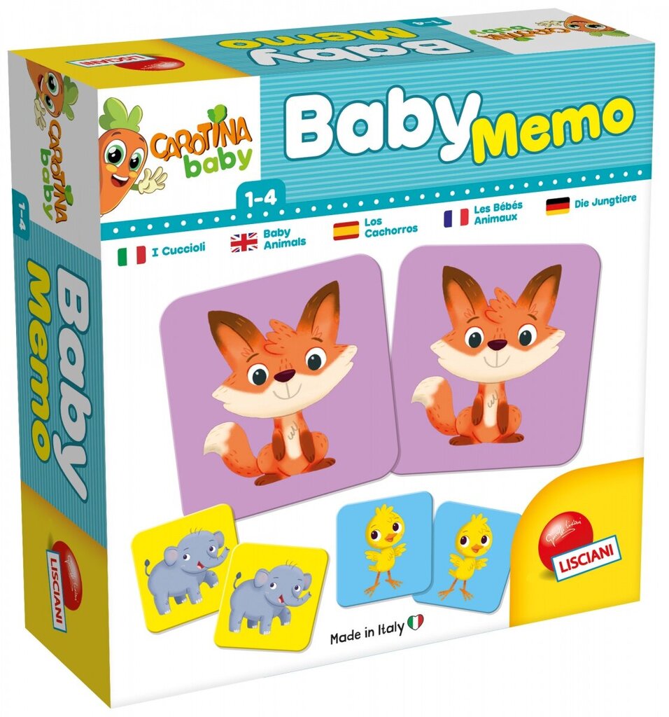 Puzzle Licani: Carotina Baby - Memo kutsikad цена и информация | Arendavad mänguasjad | kaup24.ee