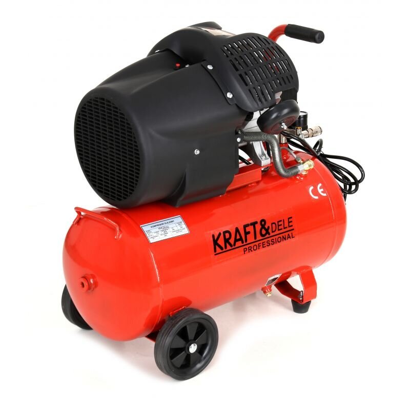 Kompressor 50L 2 kolvi, 530 ltr./min. hind ja info | Kompressorid | kaup24.ee