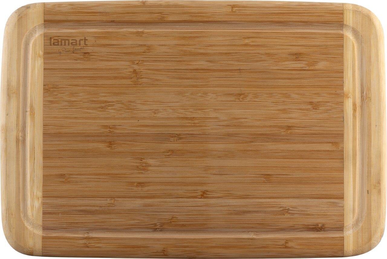 Lamart Bamboo lõikelaud, bambus, 40x26x1,9 cm hind ja info | Lõikelauad | kaup24.ee