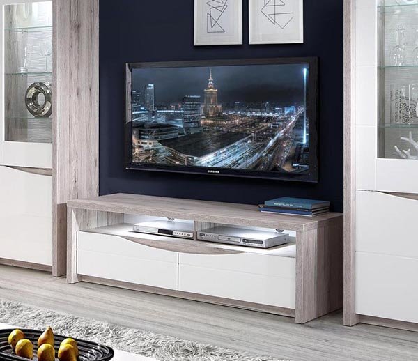TV laud Saint Tropez STZT2211B, valge/pruun hind ja info | TV alused | kaup24.ee