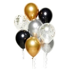 Värviliste õhupallide komplekt Happy Birthday, 10 tk hind ja info | Õhupallid | kaup24.ee