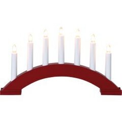 Elektrilised jõuluküünlad BEA 7-ne, 39xH22cm, punane цена и информация | Подсвечники, свечи | kaup24.ee
