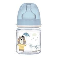 Бутылочка для кормления с широким горлышком Canpol baby Anti-colic Easy Start BONJOUR PARIS, 120 мл цена и информация | Бутылочки и аксессуары | kaup24.ee