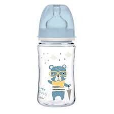 Бутылочка для кормления с широким горлышком Canpol baby Anti-colic, 240 мл Easy Start BONJOUR PARIS 35/232_blu цена и информация | Бутылочки и аксессуары | kaup24.ee
