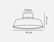 Nordlux laelamp Kaito Dim 2220506010 hind ja info | Laelambid | kaup24.ee