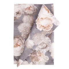 Персонник HOLLY 43x116см, серые цветы цена и информация | Скатерти, салфетки | kaup24.ee