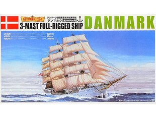 Сборная модель Aoshima - 3-Mast Full-Rigged Ship Danmark, 1/350, 04260 цена и информация | Конструкторы и кубики | kaup24.ee