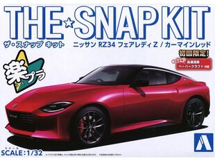Сборная модель Aoshima - The Snap Kit Nissan RZ34 Fairlady Z / Carmine Red, 1/32, 06262 цена и информация | Конструкторы и кубики | kaup24.ee