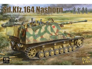 Border Model - Sd.Kfz. 164 Nashorn Early/Command w/4 figures, 1/35, BT-024 цена и информация | Конструкторы и кубики | kaup24.ee