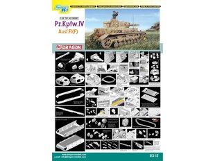 Dragon - Pz.Kpfw. IV Ausf. F1(F), 1/35, 6315 цена и информация | Конструкторы и кубики | kaup24.ee