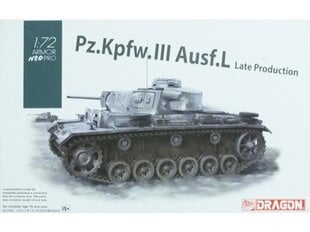 Dragon - Pz.Kpfw. III Ausf. L late production, 1/72, 7645 цена и информация | Конструкторы и кубики | kaup24.ee