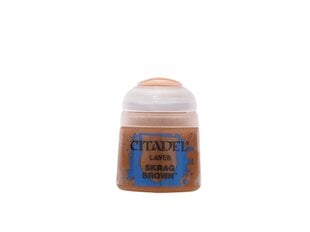 Акриловая краска Citadel Skrag Brown (layer) 22-40, 12 мл цена и информация | Принадлежности для рисования, лепки | kaup24.ee