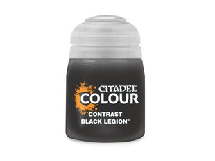 Акриловая краска Citadel - Black Legion (contrast), 18 мл, 29-45 цена и информация | Принадлежности для рисования, лепки | kaup24.ee