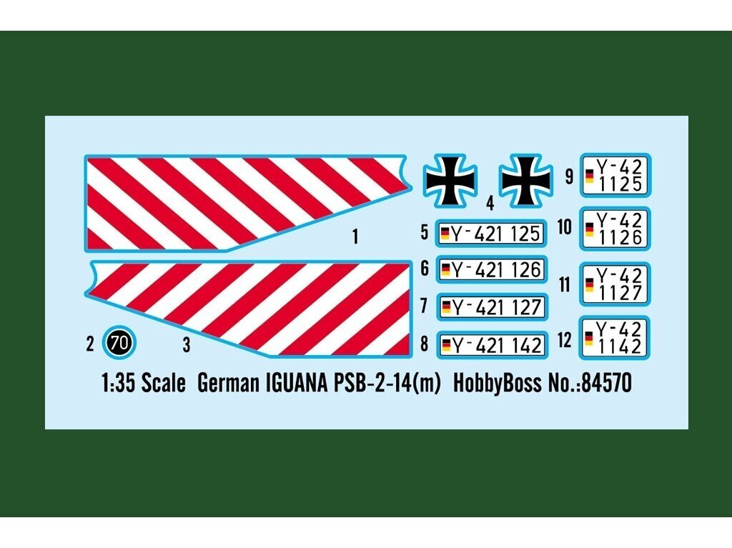 Hobbyboss - German IGUANA PSB-2-14(m), 1/35, 84570 hind ja info | Klotsid ja konstruktorid | kaup24.ee