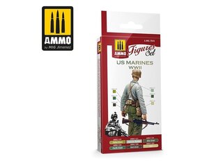 Akrüülvärvide komplekt Ammo, US Marines WWII, 7044 hind ja info | Kunstitarbed, voolimise tarvikud | kaup24.ee