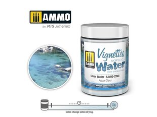 Akrüülvesi Ammo, Clear water, 100ml, 2245 цена и информация | Принадлежности для рисования, лепки | kaup24.ee