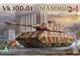Takom - VK 100.01 (p) Mammut 2 in 1, 1/35, 2156 цена и информация | Конструкторы и кубики | kaup24.ee
